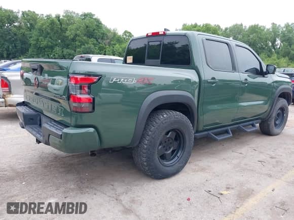 2022 Nissan Frontier Pro-4X with VIN 1N6ED1EK4NN609528, listed as a IAAI auction lot 42463426 with 50,304 mi miles and . Bid and sale history available at DreamBid. Image 4.