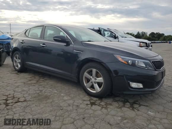 2014 Kia Optima LX with VIN 5XXGM4A79EG316136, listed as a Copart auction lot 80244535 with 116,189 mi miles and Salvage title. Bid and sale history available at DreamBid. Image 4.