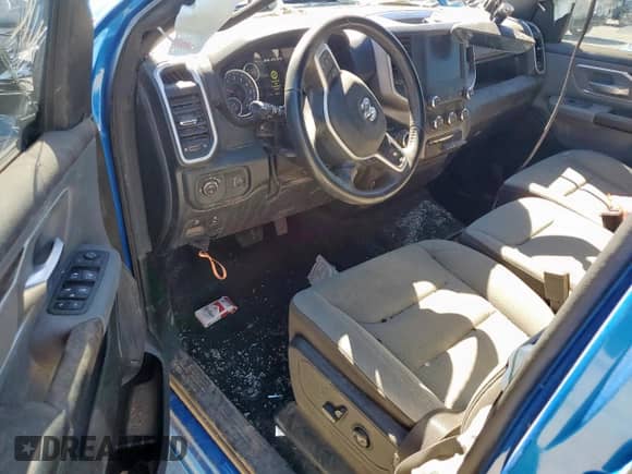 2022 Ram 1500 Big Horn с VIN 1C6RRFMG3NN295099, выставлен на аукционе Copart как лот 47882805 с пробегом 40 865 миль миль и Списание • Salvage title. История ставок и продаж доступна на DreamBid. Изображение 8.