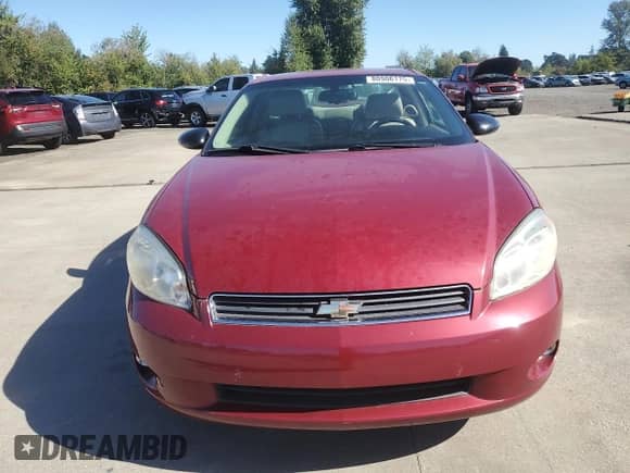 2006 Chevrolet Monte Carlo LTZ with VIN 2G1WN151069353445, listed as a Copart auction lot 80906175 with 142,747 mi miles and Salvage title. Bid and sale history available at DreamBid. Image 5.