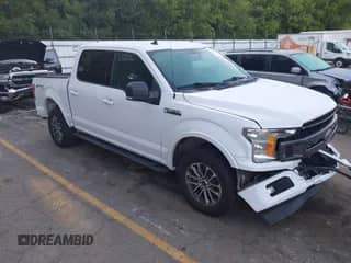 2019 Ford F-150 XLT z VIN 1FTEW1EP0KKD88077, wystawiony jako IAAI lot #43125919 z przebiegiem 80 967 mil mil oraz . Historia ofert i sprzedaży dostępna na DreamBid. Obrazek 1.