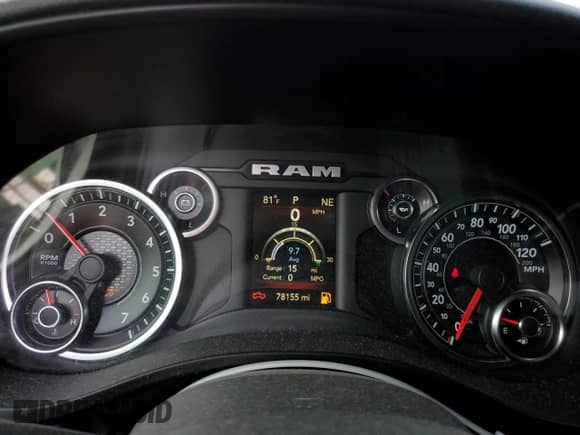 2020 Ram 1500 Big Horn with VIN 1C6RREFT9LN405560, listed as a Copart auction lot 66654115 with 78,155 mi miles and Salvage title. Bid and sale history available at DreamBid. Image 9.