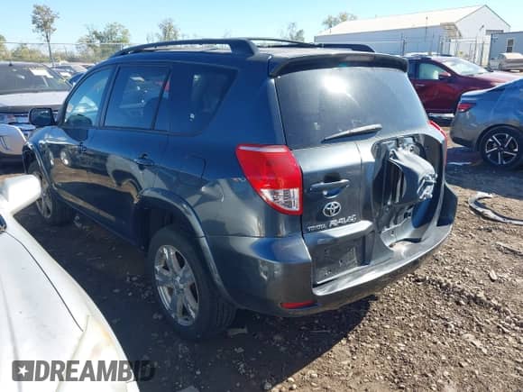 2007 Toyota RAV4 Sport with VIN JTMZK32V375008070, listed as a IAAI auction lot 43472164 with 236,425 mi miles and . Bid and sale history available at DreamBid. Image 3.