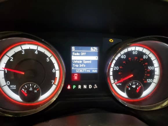 2012 Dodge Grand Caravan Crew with VIN 2C4RDGDG4CR292421, listed as a Copart auction lot 82572925 with 123,677 mi miles and Salvage title. Bid and sale history available at DreamBid. Image 9.