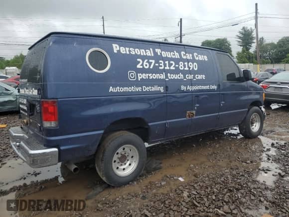 2005 Ford Econoline Cargo z VIN 1FTSE34L75HA97030, wystawiony jako Copart lot #57472135 z przebiegiem 213 814 mil mil oraz Szkoda całkowita • Salvage title. Historia ofert i sprzedaży dostępna na DreamBid. Obrazek 3.