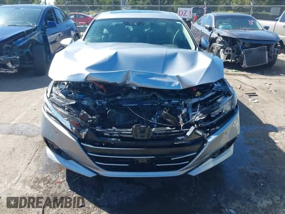 2022 Honda Accord EX-L with VIN 1HGCV3F54NA028003, listed as a IAAI auction lot 43348108 with 123,045 mi miles and . Bid and sale history available at DreamBid. Image 12.