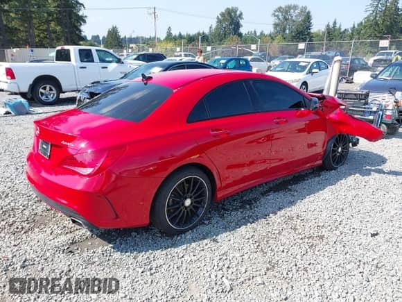 2016 Mercedes-Benz CLA 250 with VIN WDDSJ4GB3GN360886, listed as a IAAI auction lot 43153972 with 113,318 mi miles and . Bid and sale history available at DreamBid. Image 4.