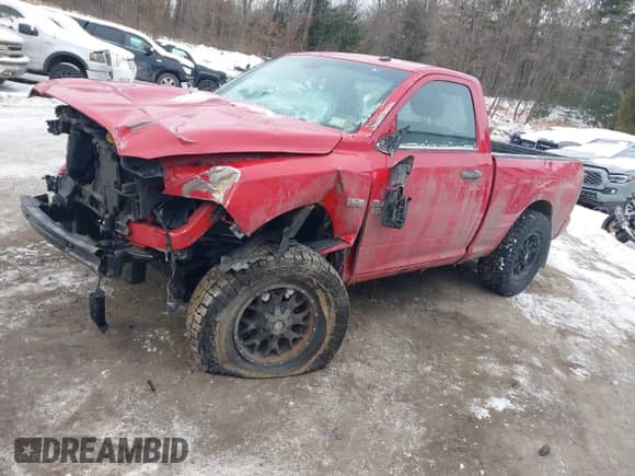 2014 Ram 1500 Express z VIN 3C6JR7AT0EG219885, wystawiony jako IAAI lot #41337794 z przebiegiem 117 003 mil mil oraz . Historia ofert i sprzedaży dostępna na DreamBid. Obrazek 2.