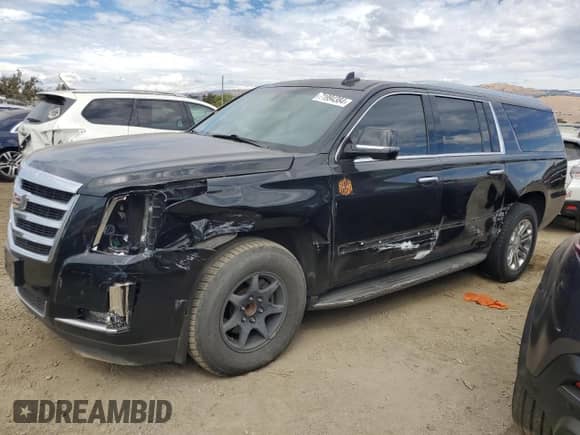 2016 Cadillac Escalade ESV z VIN 1GYS3GKJ6GR335584, wystawiony jako Copart lot #71994384 z przebiegiem Nie podano mil oraz Szkoda całkowita • Salvage title. Historia ofert i sprzedaży dostępna na DreamBid. Obrazek 1.