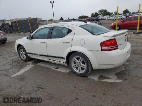 2008 Dodge Avenger SXT с VIN 1B3LC56K38N286338, выставлен на аукционе Copart как лот 70694025 с пробегом 153 121 миль миль и Списание • Salvage title. История ставок и продаж доступна на DreamBid. Изображение 2.