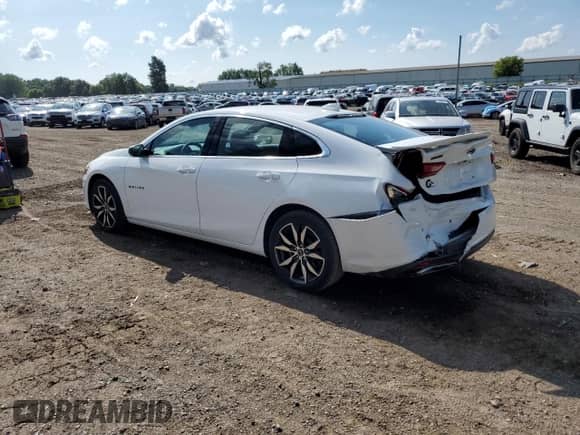 2023 Chevrolet Malibu RS с VIN 1G1ZG5ST7PF128713, выставлен на аукционе Copart как лот 67169955 с пробегом 20 586 миль миль и На запчасти • Non repairable. История ставок и продаж доступна на DreamBid. Изображение 2.
