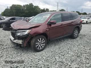 2019 Honda Pilot EX with VIN 5FNYF6H37KB063443, listed as a Copart auction lot 69069265 with 193,334 mi miles and Salvage title. Bid and sale history available at DreamBid. Image 1.