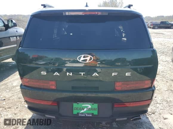 2024 Hyundai Santa Fe SEL with VIN 5NMP24GL4RH010320, listed as a Copart auction lot 51764605 with Not provided miles and Salvage title. Bid and sale history available at DreamBid. Image 6.