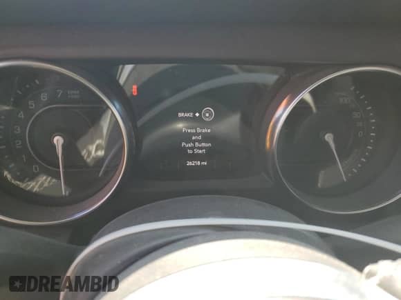 2023 Jeep Wrangler Sahara с VIN 1C4JJXP60PW683667, выставлен на аукционе Copart как лот 90112635 с пробегом 26 218 миль миль и Списание • Salvage title. История ставок и продаж доступна на DreamBid. Изображение 9.