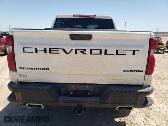 2024 Chevrolet Silverado 1500 Custom Trail Boss with VIN 3GCUDCED0RG182505, listed as a Copart auction lot 56726525 with 25,444 mi miles and Salvage title. Bid and sale history available at DreamBid. Image 6.
