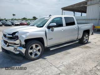 2017 Chevrolet Silverado 1500 LT with VIN 3GCPCREC8HG222922, listed as a Copart auction lot 71427365 with 81,849 mi miles and Salvage title. Bid and sale history available at DreamBid. Image 1.