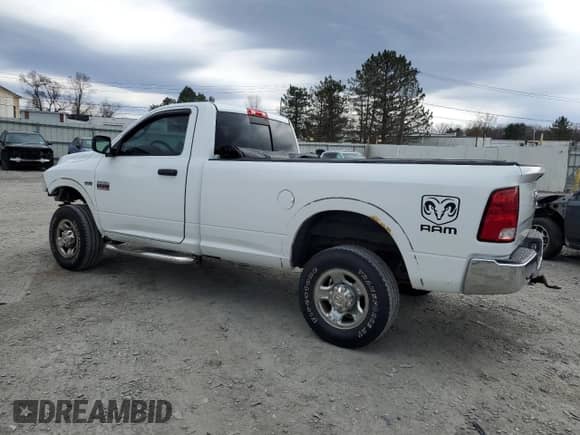 2012 Dodge RAM with VIN 3C6LD5AT6CG334502, listed as a Copart auction lot 50702555 with 54,695 mi miles and Salvage title. Bid and sale history available at DreamBid. Image 2.
