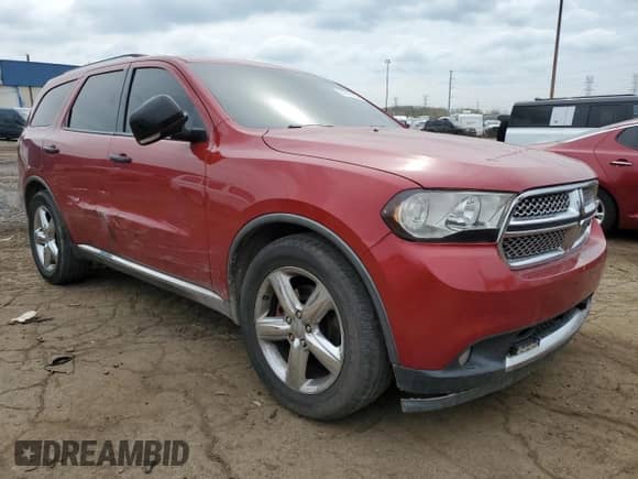 2011 Dodge Durango Citadel with VIN 1D4SE5GT4BC648632, listed as a Copart auction lot 54917995 with 244,536 mi miles and Salvage title. Bid and sale history available at DreamBid. Image 4.