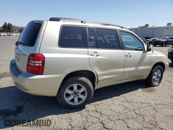 2003 Toyota Highlander с VIN JTEGD21A030056610, выставлен на аукционе Copart как лот 70589175 с пробегом 281 746 миль миль и Списание • Salvage title. История ставок и продаж доступна на DreamBid. Изображение 3.