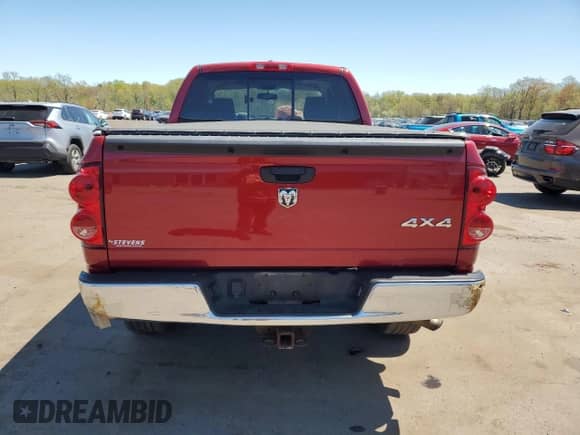 2007 Dodge 1500 SLT with VIN 1D7HU18257S227207, listed as a Copart auction lot 54957425 with 140,484 mi miles and Non repairable. Bid and sale history available at DreamBid. Image 6.