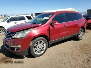 2014 Chevrolet Traverse LT with VIN 1GNKVGKD6EJ329510, listed as a Copart auction lot 81491345 with 141,728 mi miles and Salvage title. Bid and sale history available at DreamBid. Image 1.