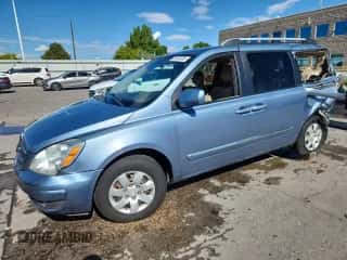 2007 Hyundai Entourage GLS z VIN KNDMC233876012740, wystawiony jako Copart lot #80456385 z przebiegiem 208 282 mil mil oraz Szkoda całkowita • Salvage title. Historia ofert i sprzedaży dostępna na DreamBid. Obrazek 1.