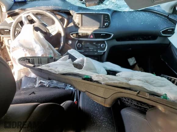 2020 Hyundai Santa Fe SEL z VIN 5NMS33AD6LH218354, wystawiony jako Copart lot #80384945 z przebiegiem Nie podano mil oraz Szkoda całkowita • Salvage title. Historia ofert i sprzedaży dostępna na DreamBid. Obrazek 8.