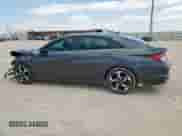 2021 Hyundai Elantra Limited with VIN 5NPLP4AG0MH023640, listed as a Copart auction lot 59184735 with 82,251 mi miles and Salvage title. Bid and sale history available at DreamBid. Image 2.