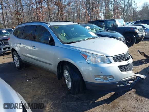 2012 Chevrolet Traverse LS с VIN 1GNKREED3CJ195606, выставлен на аукционе IAAI как лот 38613217 с пробегом 121 328 миль миль и . История ставок и продаж доступна на DreamBid. Изображение 1.