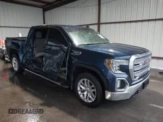 2021 GMC Sierra 1500 SLT with VIN 3GTP8DED7MG215483, listed as a IAAI auction lot 42166716 with 60,455 mi miles and . Bid and sale history available at DreamBid. Image 1.