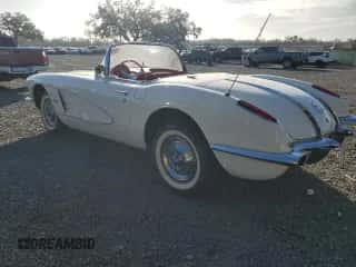 1958 Chevrolet Corvette с VIN J58S101282, выставлен на аукционе Copart как лот 80621274 с пробегом 217 790 миль миль и Списание • Salvage title. История ставок и продаж доступна на DreamBid. Изображение 2.