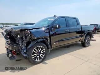 2021 GMC Sierra 1500 AT4 с VIN 3GTU9EET8MG308333, выставлен на аукционе Copart как лот 70448405 с пробегом 107 257 миль миль и Списание • Salvage title. История ставок и продаж доступна на DreamBid. Изображение 1.