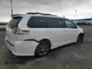 2015 Toyota Sienna SE with VIN 5TDXK3DC4FS663754, listed as a Copart auction lot 65745835 with 100,446 mi miles and Salvage title. Bid and sale history available at DreamBid. Image 3.