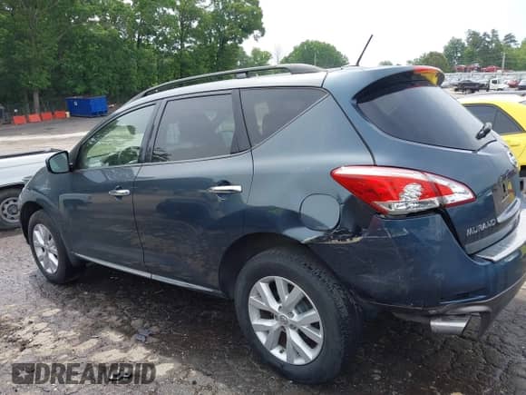 2014 Nissan Murano LE with VIN JN8AZ1MW9EW500956, listed as a IAAI auction lot 42234113 with 137,266 mi miles and . Bid and sale history available at DreamBid. Image 14.