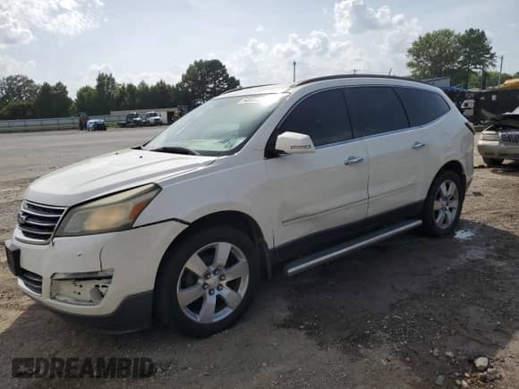 2013 Chevrolet Traverse LTZ with VIN 1GNKRLKDXDJ255956, listed as a Copart auction lot 64569755 with 170,878 mi miles and Salvage title. Bid and sale history available at DreamBid. Image 1.