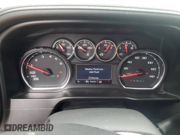 2020 Chevrolet Silverado 1500 LTZ с VIN 3GCUYGET1LG368872, выставлен на аукционе Copart как лот 55946955 с пробегом 96 626 миль миль и Списание • Salvage title. История ставок и продаж доступна на DreamBid. Изображение 9.