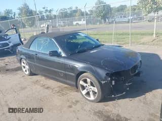 2004 BMW 3 Series 325Ci with VIN WBABW33414PL32725, listed as a IAAI auction lot 43116770 with 123,045 mi miles and . Bid and sale history available at DreamBid. Image 1.
