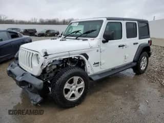 2021 Jeep Wrangler Unlimited Sport с VIN 1C4HJXKN5MW672852, выставлен на аукционе Copart как лот 86627194 с пробегом 66 727 миль миль и Списание • Salvage title. История ставок и продаж доступна на DreamBid. Изображение 1.