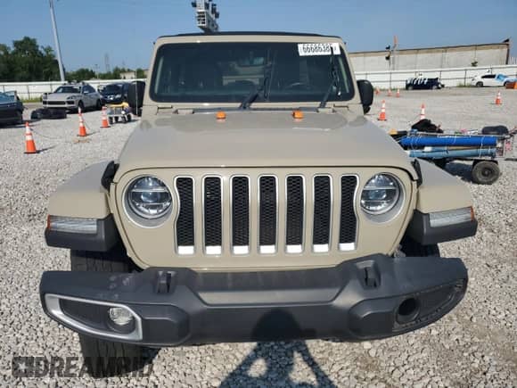 2022 Jeep Wrangler Unlimited Sahara Altitude с VIN 1C4HJXEG9NW269407, выставлен на аукционе Copart как лот 66686385 с пробегом 30 682 миль миль и Списание • Salvage title. История ставок и продаж доступна на DreamBid. Изображение 5.