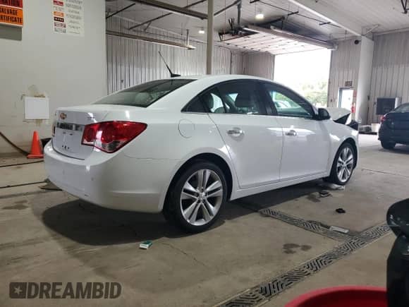 2011 Chevrolet Cruze LTZ with VIN 1G1PH5S9XB7141743, listed as a Copart auction lot 86631415 with 94,432 mi miles and Salvage title. Bid and sale history available at DreamBid. Image 3.