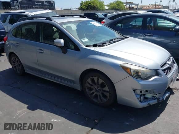 2015 Subaru Impreza Special Sports Limited with VIN JF1GPAZ64FH300440, listed as a IAAI auction lot 42485041 with 135,115 mi miles and . Bid and sale history available at DreamBid. Image 1.
