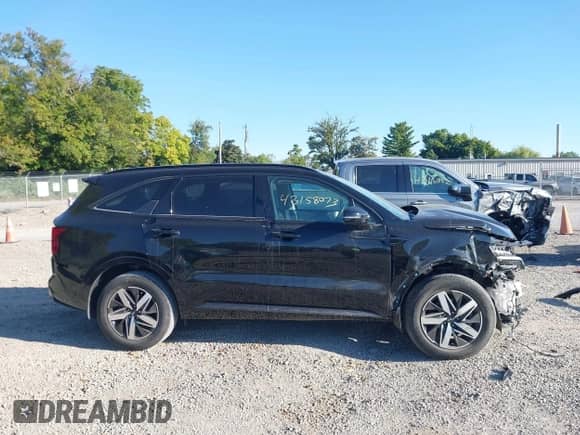 2022 Kia Sorento EX with VIN 5XYRH4LFXNG109591, listed as a IAAI auction lot 43158073 with 39,950 mi miles and . Bid and sale history available at DreamBid. Image 14.