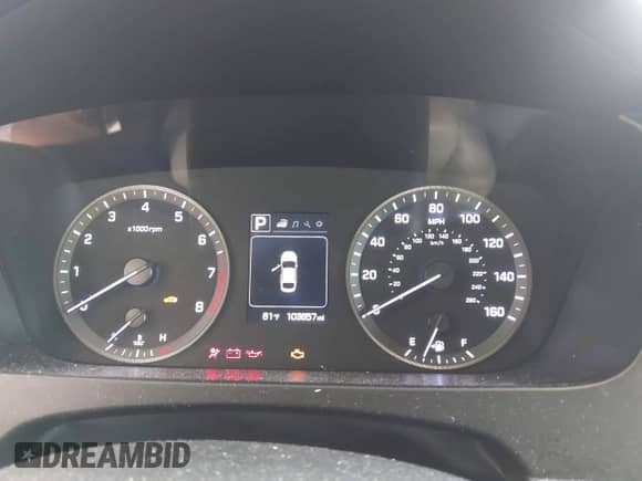 2015 Hyundai Sonata Limited z VIN 5NPE34AF0FH038895, wystawiony jako IAAI lot #43193189 z przebiegiem 103 857 mil mil oraz . Historia ofert i sprzedaży dostępna na DreamBid. Obrazek 7.