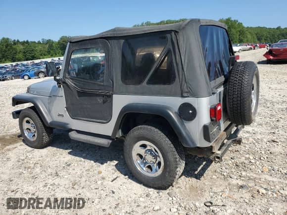 2002 Jeep Wrangler X with VIN 1J4FA39S02P750998, listed as a Copart auction lot 66619075 with 98,985 mi miles and Clean title. Bid and sale history available at DreamBid. Image 2.
