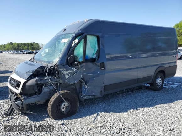 2022 Ram ProMaster Cargo с VIN 3C6MRVJGXNE114254, выставлен на аукционе Copart как лот 50842585 с пробегом Не указан миль и Списание • Salvage title. История ставок и продаж доступна на DreamBid. Изображение 1.