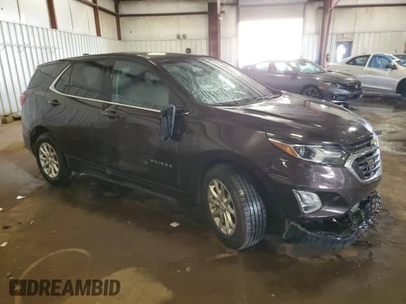2020 Chevrolet Equinox LT with VIN 2GNAXJEVXL6181931, listed as a Copart auction lot 68443455 with 108,540 mi miles and Salvage title. Bid and sale history available at DreamBid. Image 4.