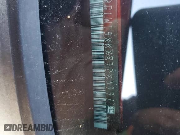 2008 Chevrolet Impala LT с VIN 2G1WT58KX89283991, выставлен на аукционе Copart как лот 86115795 с пробегом 226 117 миль миль и Списание • Salvage title. История ставок и продаж доступна на DreamBid. Изображение 12.