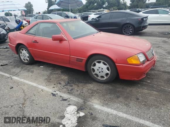 1992 Mercedes-Benz 500 z VIN WDBFA66EXNF059508, wystawiony jako Copart lot #66037545 z przebiegiem 96 601 mil mil oraz Czysty tytuł • Clean title. Historia ofert i sprzedaży dostępna na DreamBid. Obrazek 4.
