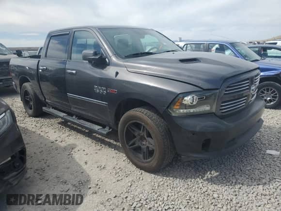 2014 Ram 1500 Sport with VIN 1C6RR6MT0ES272281, listed as a Copart auction lot 52737265 with Not provided miles and Clean title. Bid and sale history available at DreamBid. Image 4.