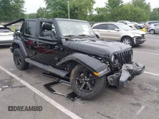 2021 Jeep Wrangler Unlimited Sahara High Altitude с VIN 1C4HJXEN6MW628841, выставлен на аукционе IAAI как лот 42915446 с пробегом 34 252 миль миль и . История ставок и продаж доступна на DreamBid. Изображение 1.